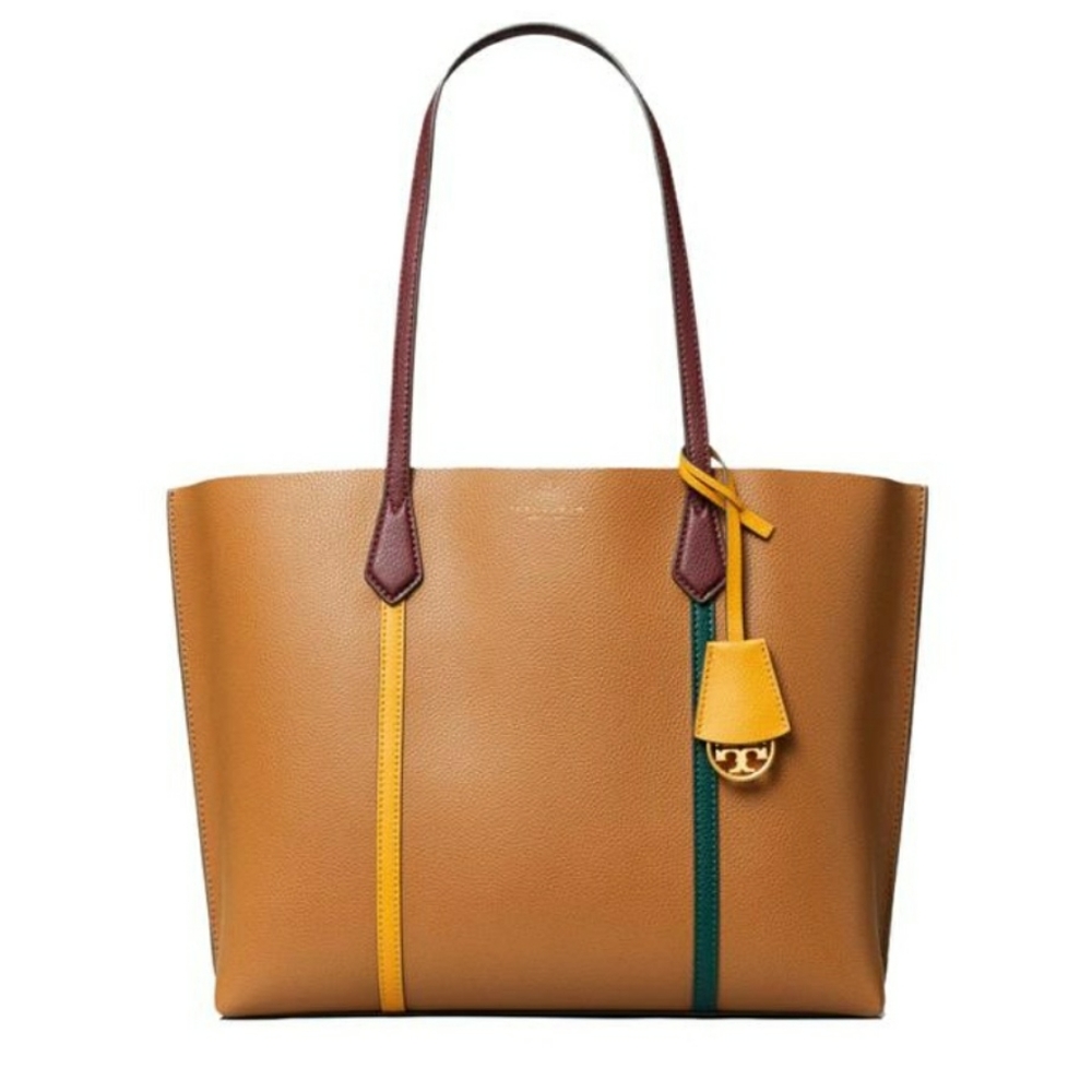 Tory Burch Perry Color-Block Triple-Compartment Tote